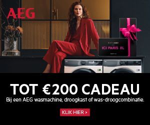 AEG Wassen en Drogen: Ici Paris XL voucher tot €200