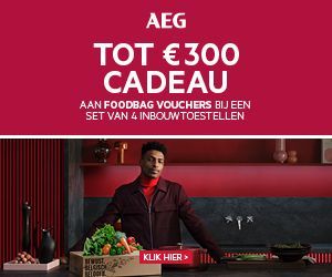 AEG Najaarspromo 2024: Tot €300 Foodbag Vouchers cadeau