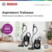 Bosch aspirateurs: Jusqu'à €80 cashback