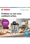 Bosch keukenrobot: Tot €150 cashback