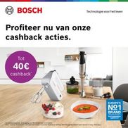 Bosch Mixer: Tot €40 cashback