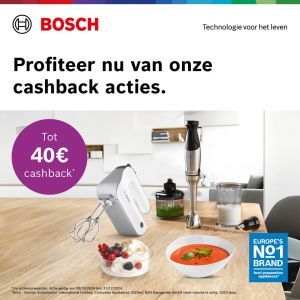 Bosch Mixer: Tot €40 cashback