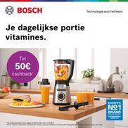 Bosch blender: Tot €50 cashback