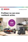 Bosch Grill/Vleesmolen: Tot €30 cashback