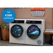 Bosch Wassen en drogen: Tot €500 cashback