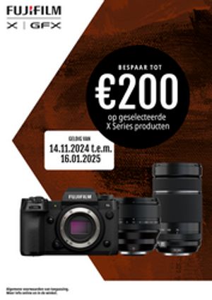 Fujifilm X-series: Bespaar tot €200