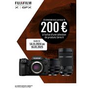 Fujifilm X-series: Economisez jusqu'à 200€