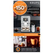 Krups volautomatisch espressotoestel: Tot €150 cashback