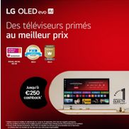 LG TV OLED: Jusqu'à 250€ cashback