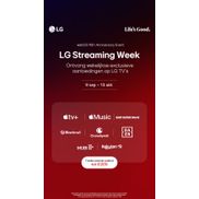 LG Streaming Week: Ontvang wekelijks exclusieve aanbiedingen op LG TV's