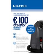 Nilfisk Stofzuiger: Tot €100 cashback