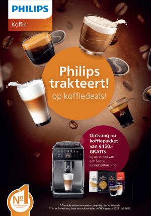 Philips Saeco Espresso: Gratis Barista koffiepakket t.w.v. €150