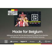 Samsung Made for Belgium: Débloquez plus de 190 € de divertissement