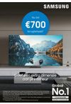 Samsung 98 inch TV: Tot €700 terugbetaald