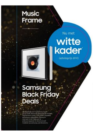 Samsung Music Frame: Nu met witte kader