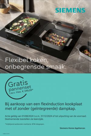 Siemens actie flexInduction kooplaten