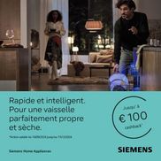 Siemens Lave-Vaiselle: Promotion d'automne 2024