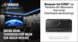 Yamaha cashback tot €250 op geselecteerde AV-receivers