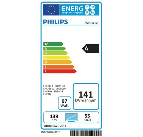 55PUS7101/12  Philips