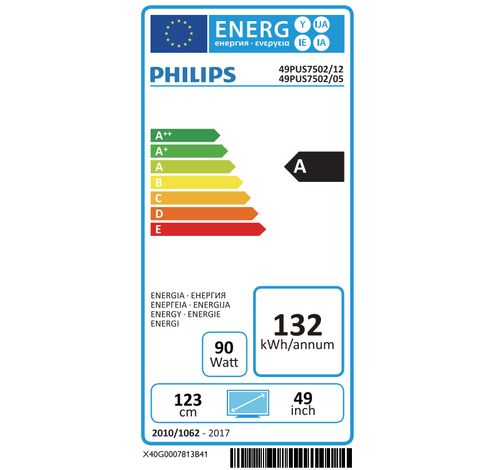 49PUS7502/12  Philips