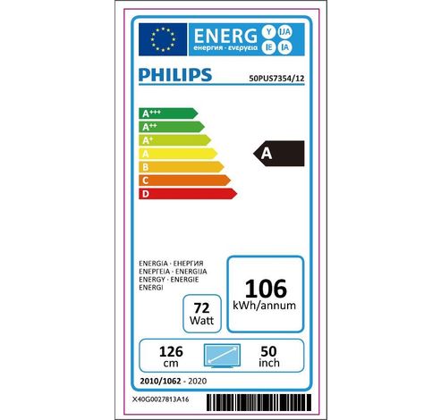 50PUS7354/12  Philips