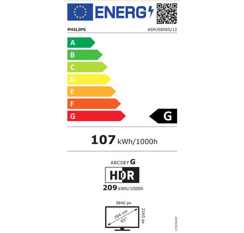 65PUS8505/12  Philips