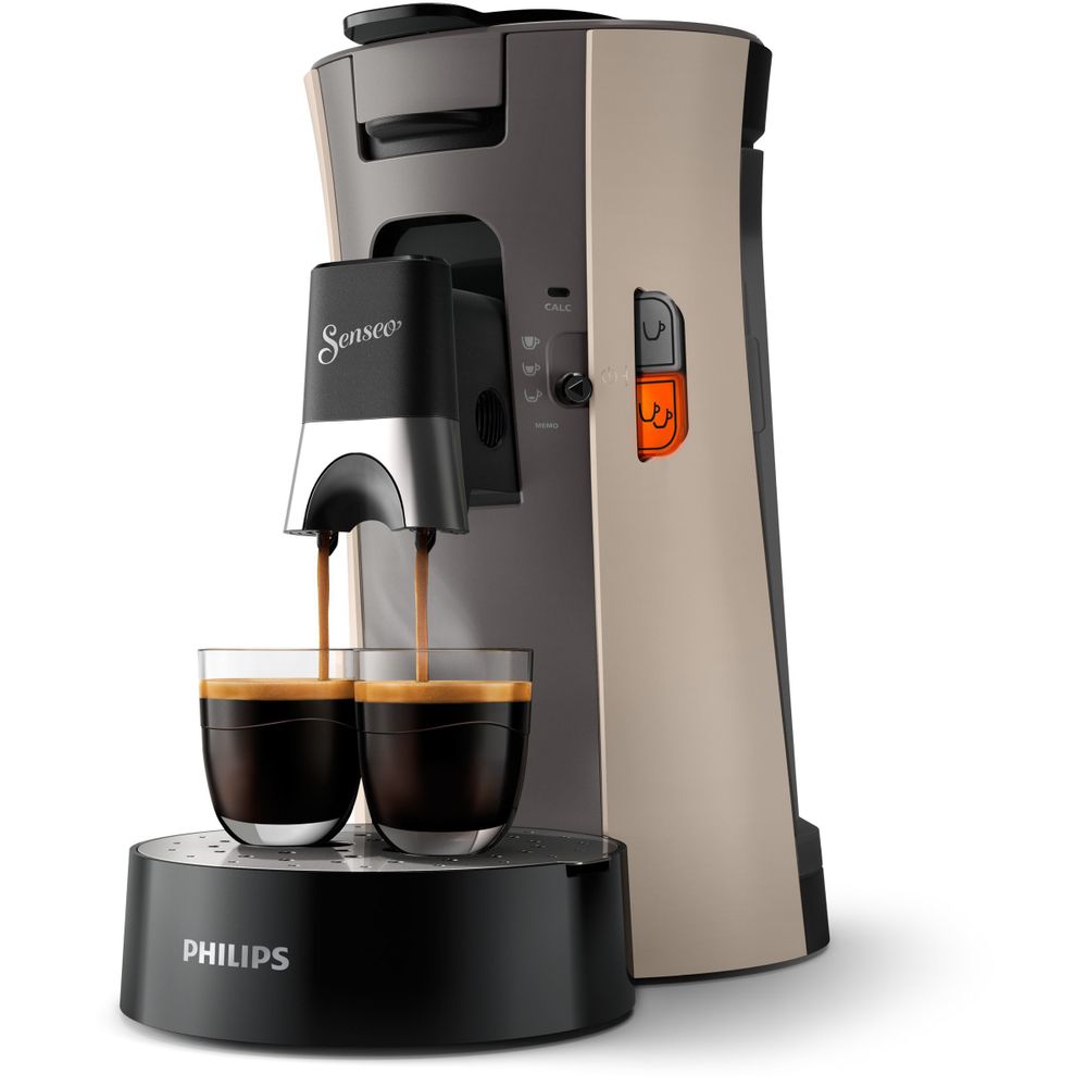 Philips Koffiemachine CSA240/30 SENSEO® Select Koffiepadmachine Nougat