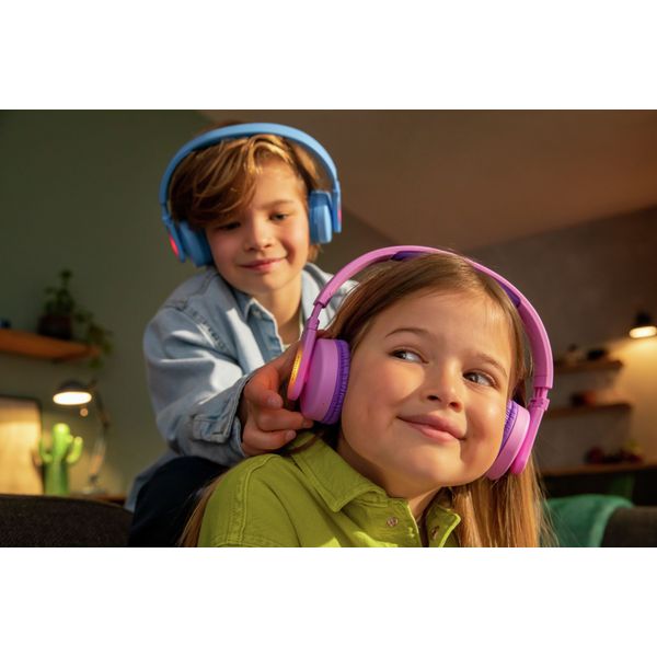 Philips Draadloze on-ear-koptelefoon voor kinderen TAK4206BL/00 Blauw