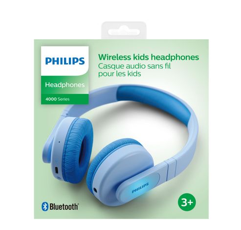 Draadloze on-ear-koptelefoon voor kinderen TAK4206BL/00 Blauw  Philips