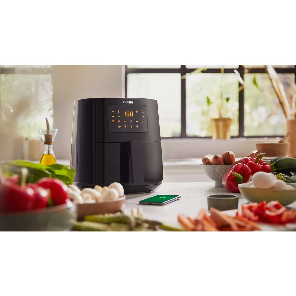 Philips Friteuse HD9255/60 Connected-airfryer 5000-serie Dark Slate