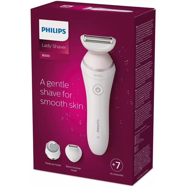 Philips BRL176/00 Lady Shaver Series 8000 Snoerloos scheerapparaat voor nat en droog gebruik