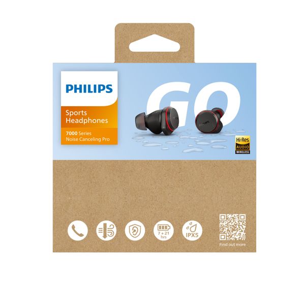 Philips True wireless sportkoptelefoon TAA7507BK/00