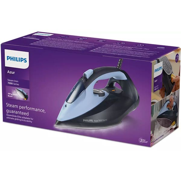 Philips DST7041/20 7000 Series HV-stoomstrijkijzer licht-/donkerblauw