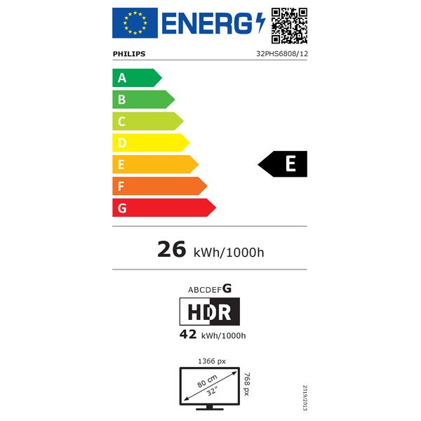 LED HDTV 32PHS6808/12 