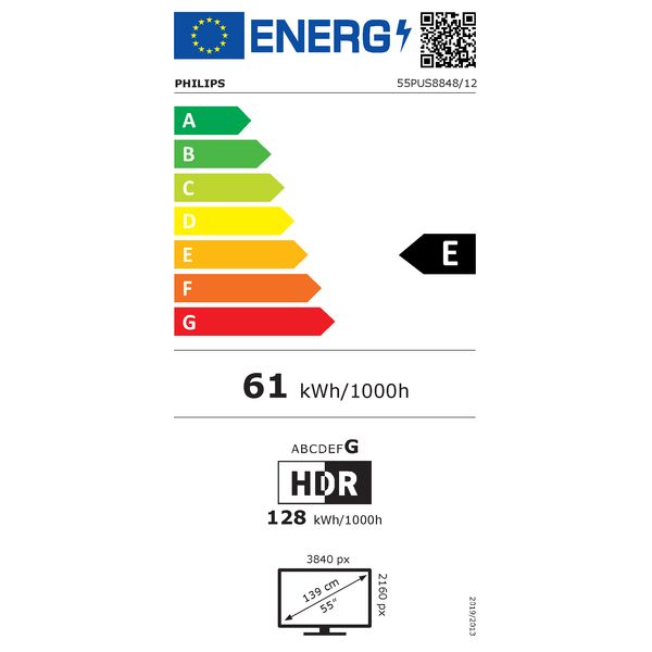 Philips The One 4K Led 55PUS8848/12