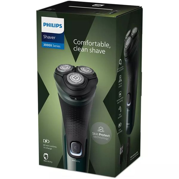 X3002/00 Shaver 3000X Series Elektrisch scheerapparaat voor nat en droog scheren 