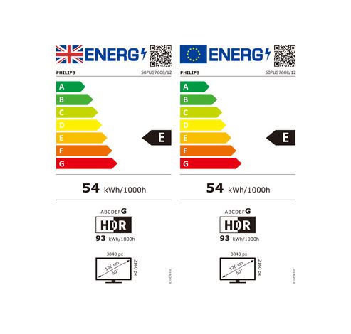 50PUS7608/12  Philips