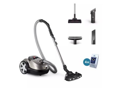 XD8152/12 Performer LED uit de 8000-serie Stofzuiger met zak