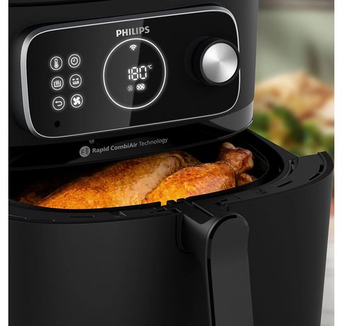 HD9876/90 Airfryer 8,3L Zwart 22in1 Wifi  Philips