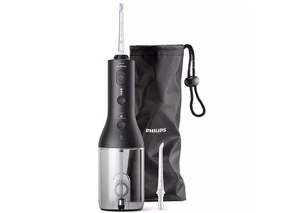 HX3826/33 Sonicare Draadloze Power Flosser 3000 Waterflosser  Zwart