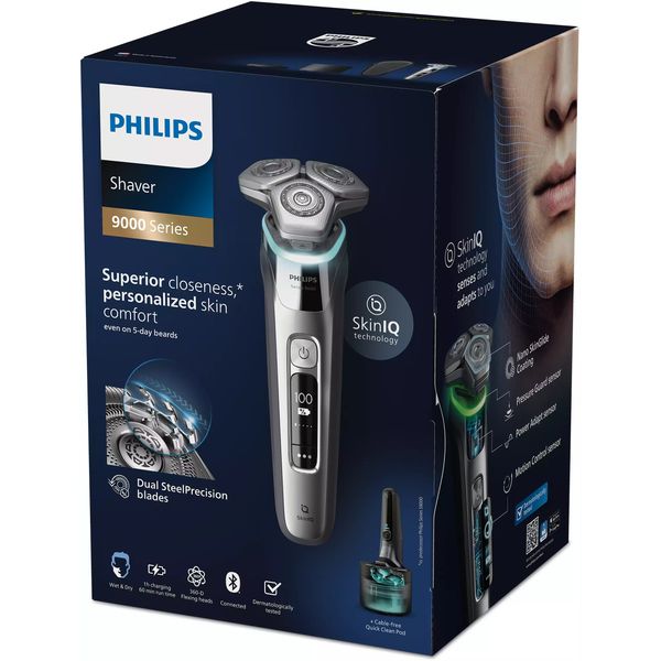 Philips S9975/55 Shaver series 9000 Elektrisch scheerapparaat met SkinIQ, nat en droog