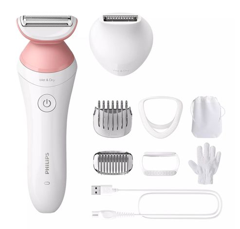 BRL146/00 Lady Shaver Series 6000 Snoerloos scheerapparaat voor nat en droog gebruik  Philips