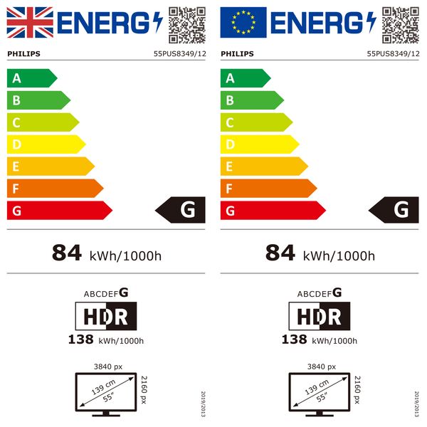 55PUS8349/12 LED 4K Ambilight TV 55inch 