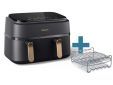 NA352/04 3000-serie Airfryer met twee manden 9L