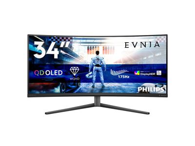 34M2C6500/00 Evnia Curved Gaming Monitor QD OLED-gamemonitor