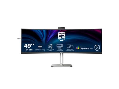 49B2U5900CH Curved Business Monitor 32:9 SuperWide Curved Monitor met USB-C