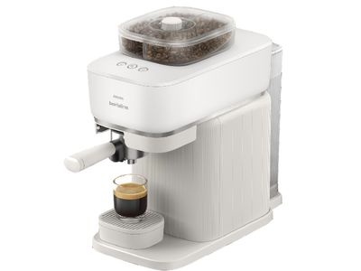 BAR320/00 Baristina espresso machine dual bean Milky White