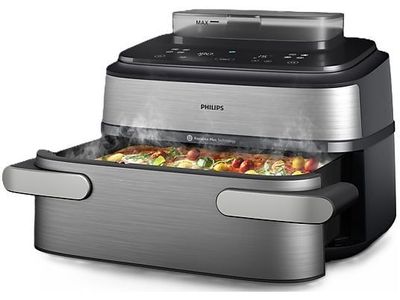 NA565/02 5000-serie airfryer met 2 manden 9,5L