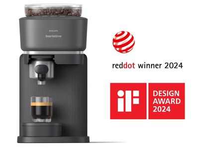 BAR305/60 Baristina halfautomatische espressomachine Zwart