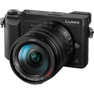 DMC-GX80H Body Zwart + H-FS14140 lens Panasonic